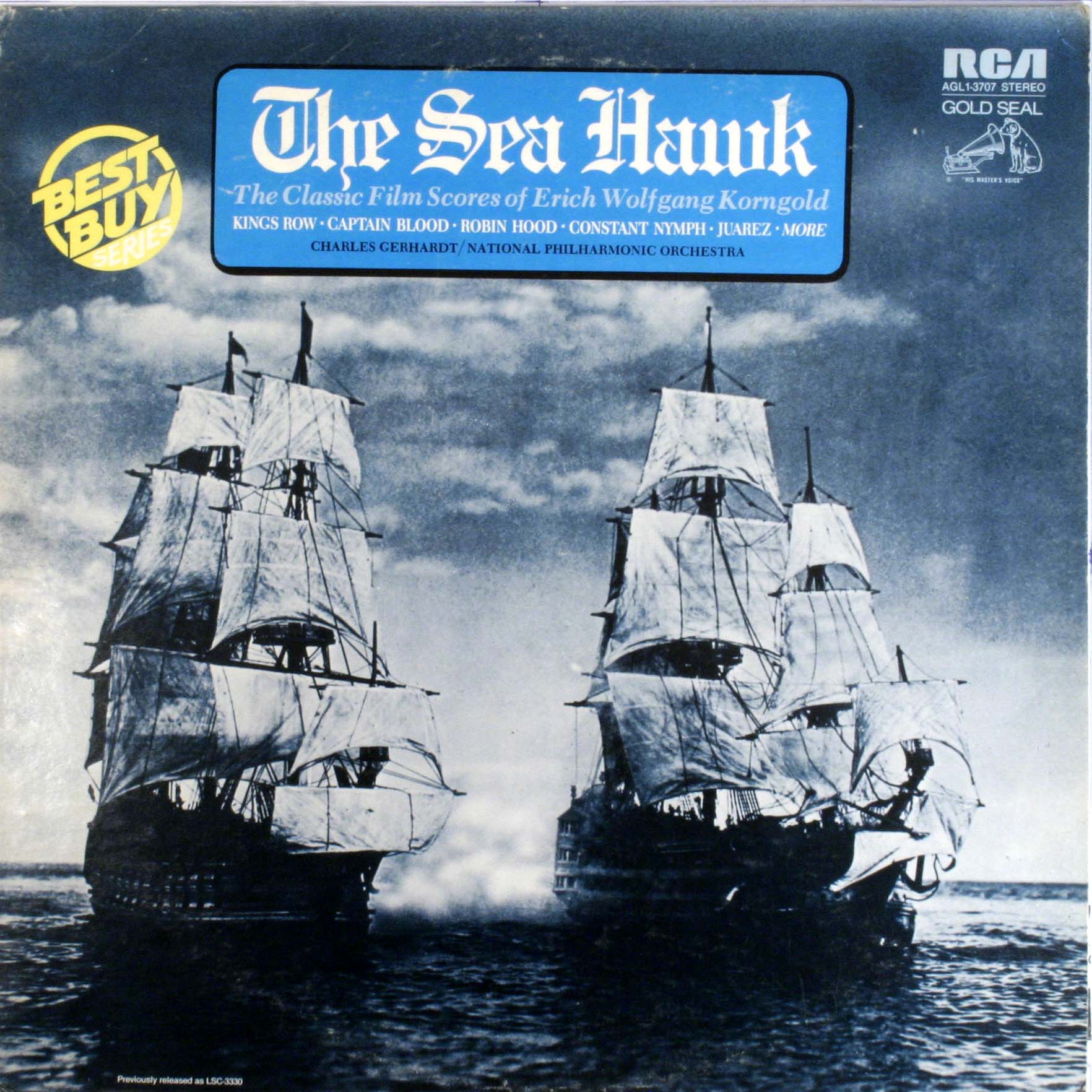 Charles Gerhardt/National Philharmonic Orchestra The Sea Hawk: The Classic Film Scores Of Erich Wolfgang Korngold LP